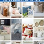 collage of decorative pillow ideas