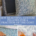 how to make a zippered pillow