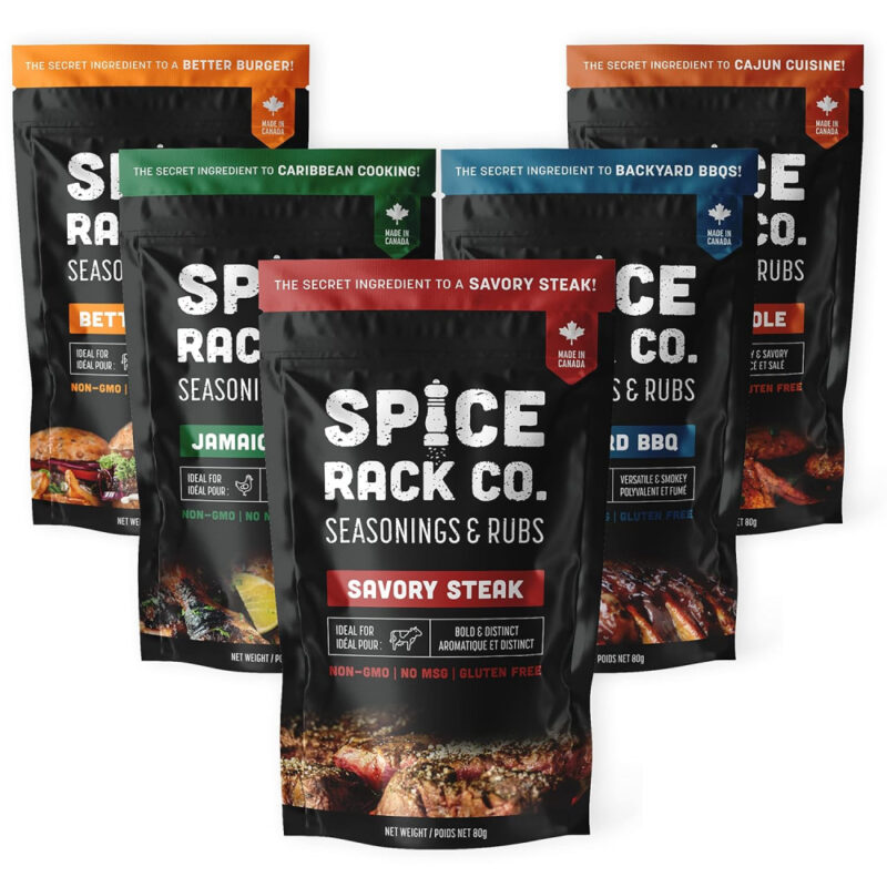 collection of grill spices