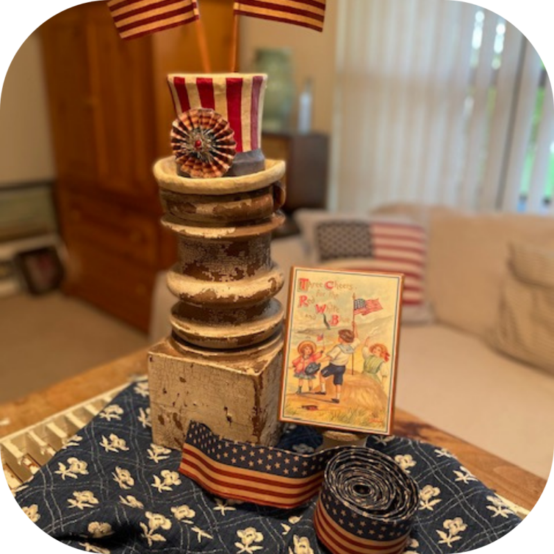 4th of July Uncle Same display