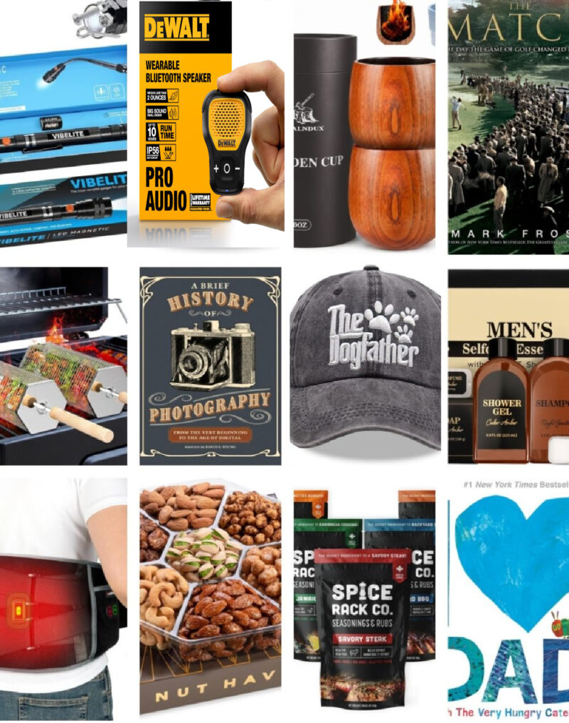 collage of best Father's Day gift ideas
