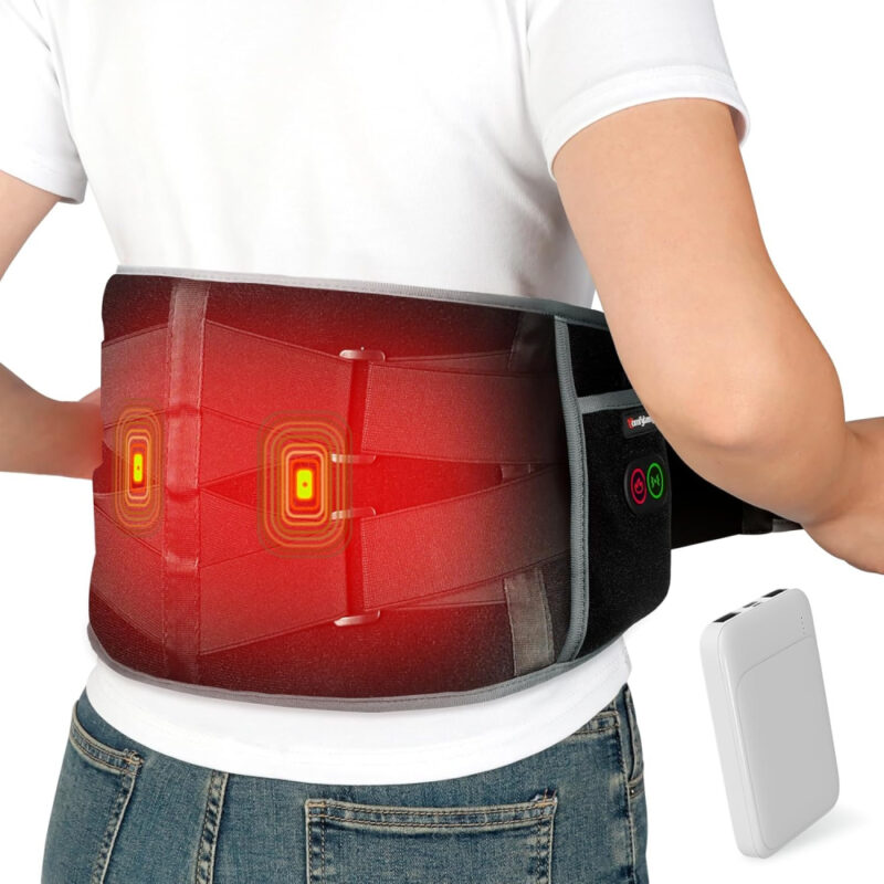 heated wearable back massager