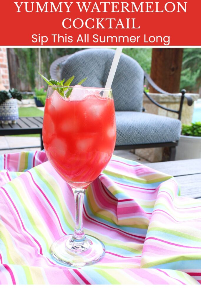 yummy watermelon cocktail