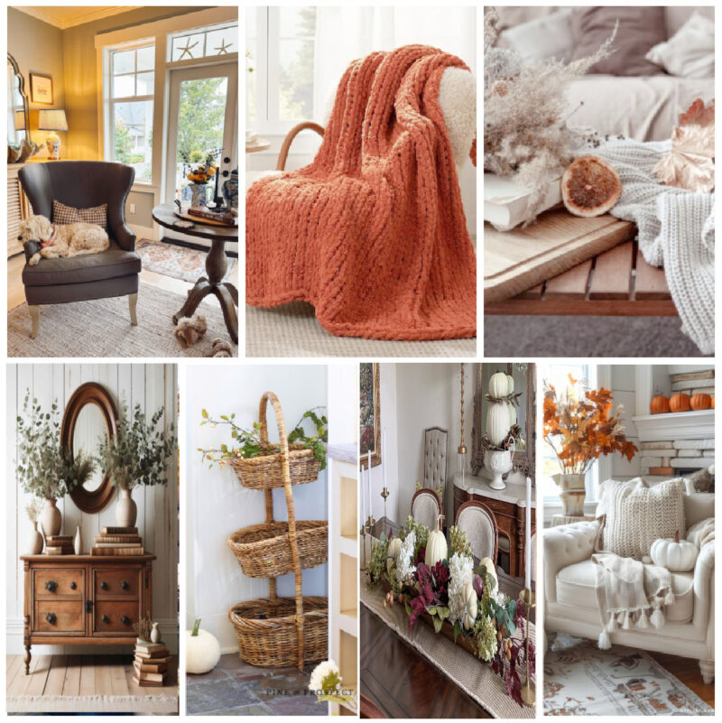 collage of fall decor ideas for 2026