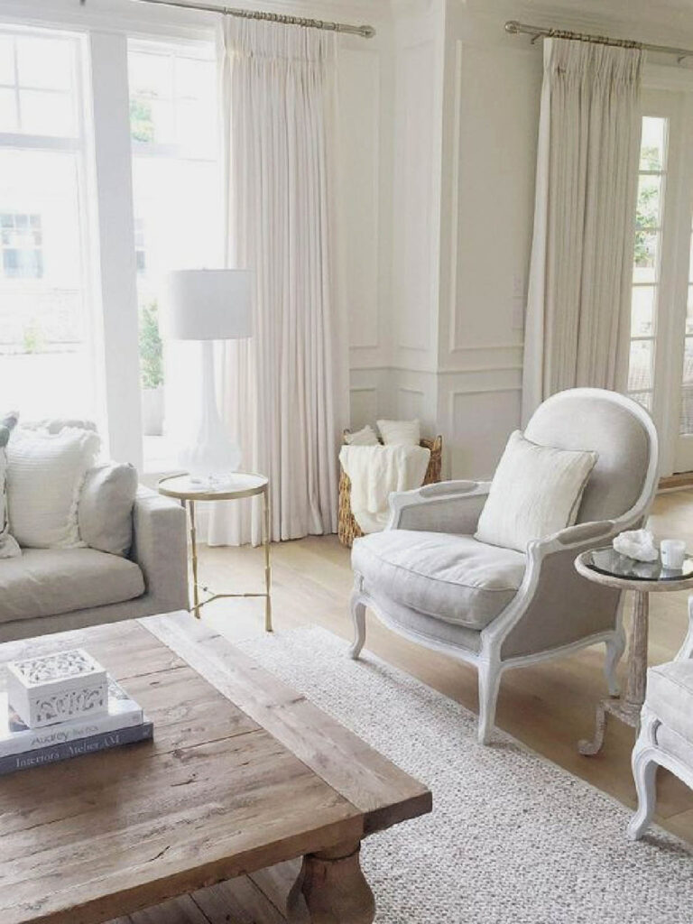 white living room