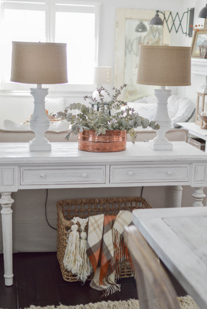 white living room