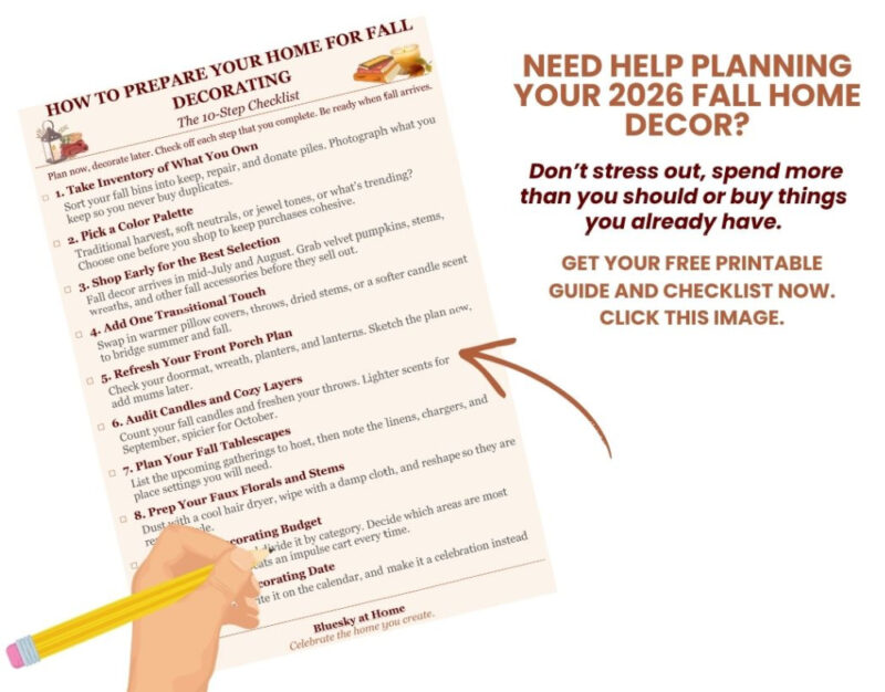 graphic of fall preparation printable