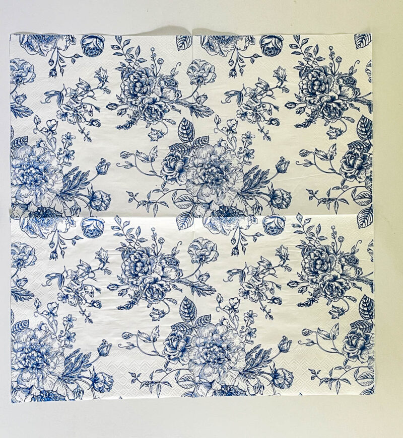 decoupage paper unfolded