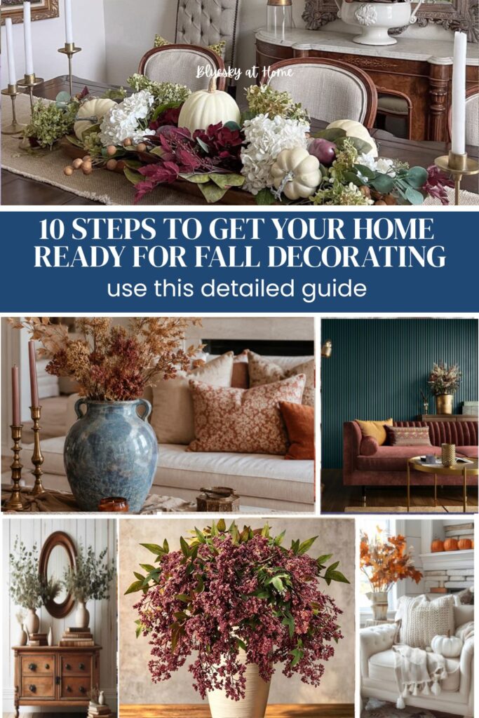 how to prepare your home for fall decor