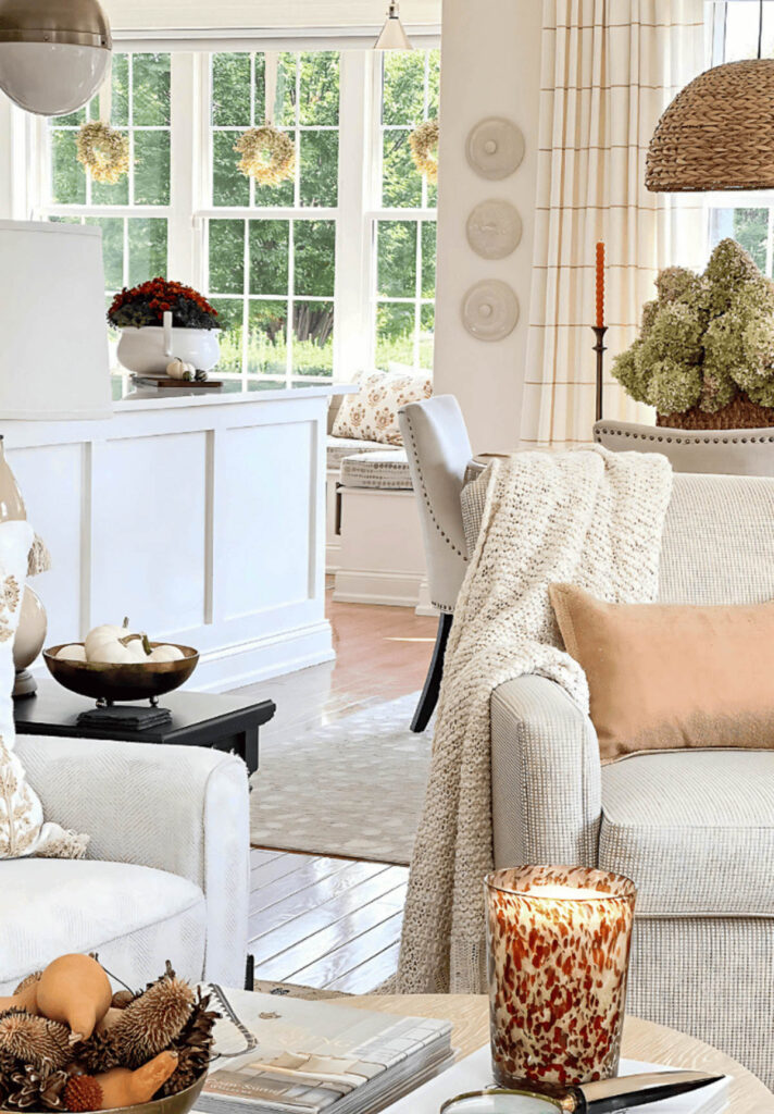 white living room