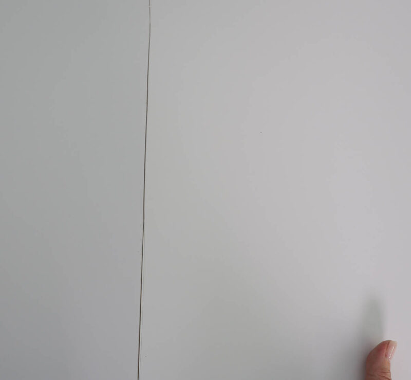 cut line on foam board for decorative acrylic tray