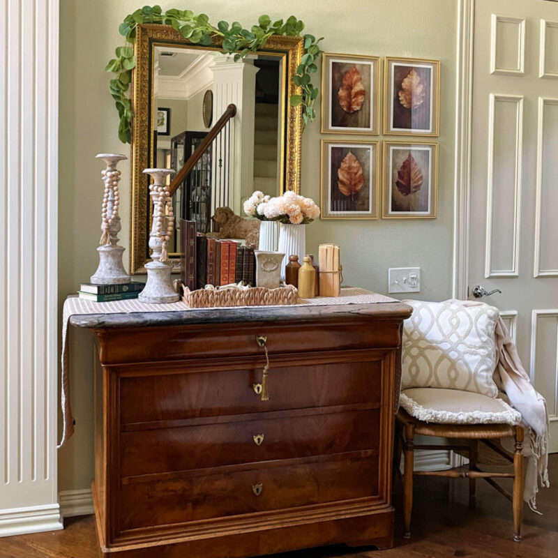 early fall entryway