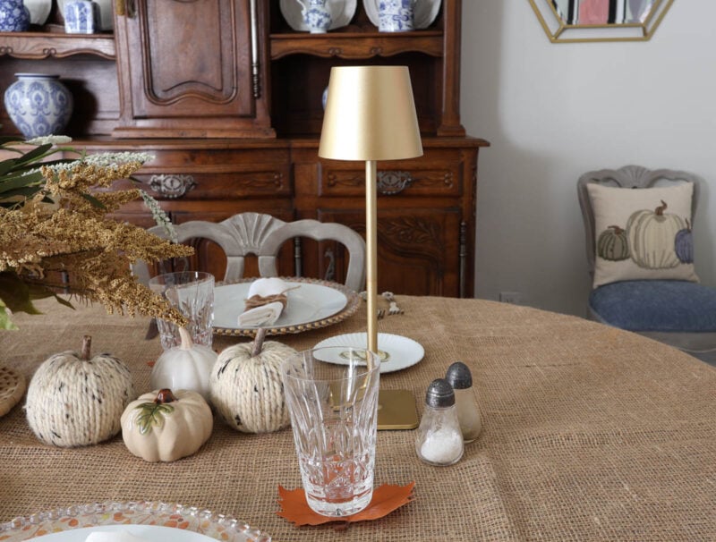 gold metal battery-operated lamps