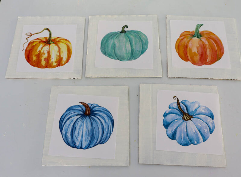 watercolor pumpkin drawings
