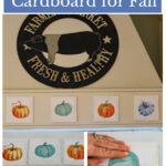 stovetop hood with faux pumpkin tiles
