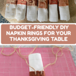 budget-friendly fall napkin rings