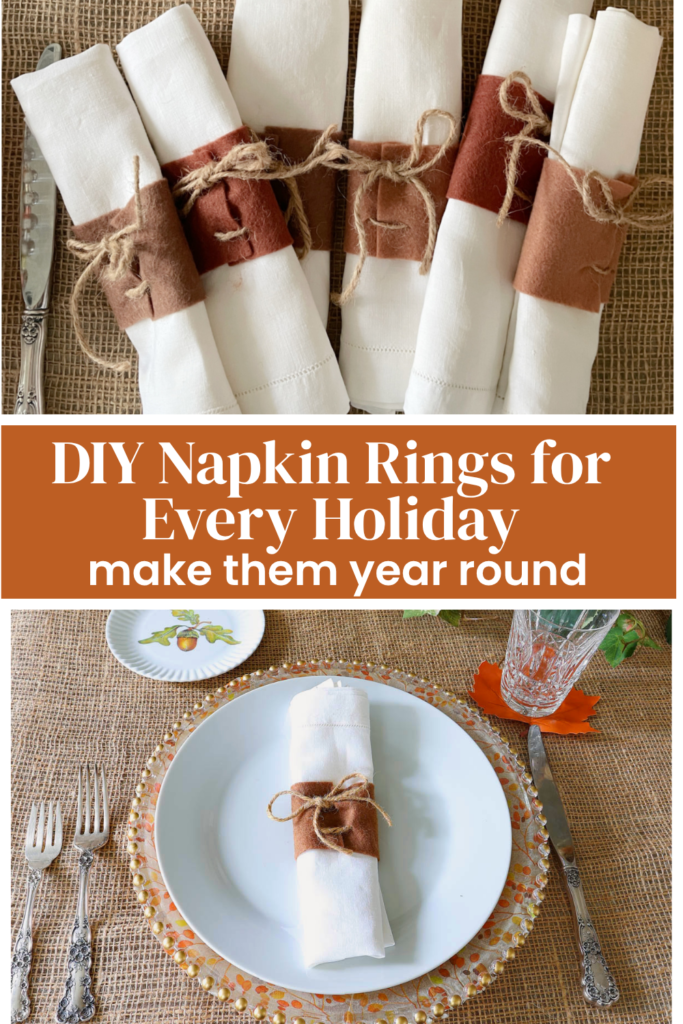 DIY napkin rings for every holiday